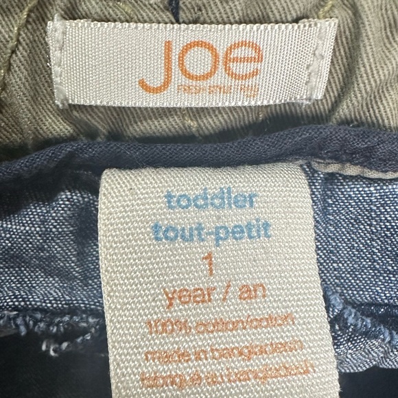 Joe Fresh Boys Medium Wash Denim Shorts Size 1 Year - Picture 4 of 4
